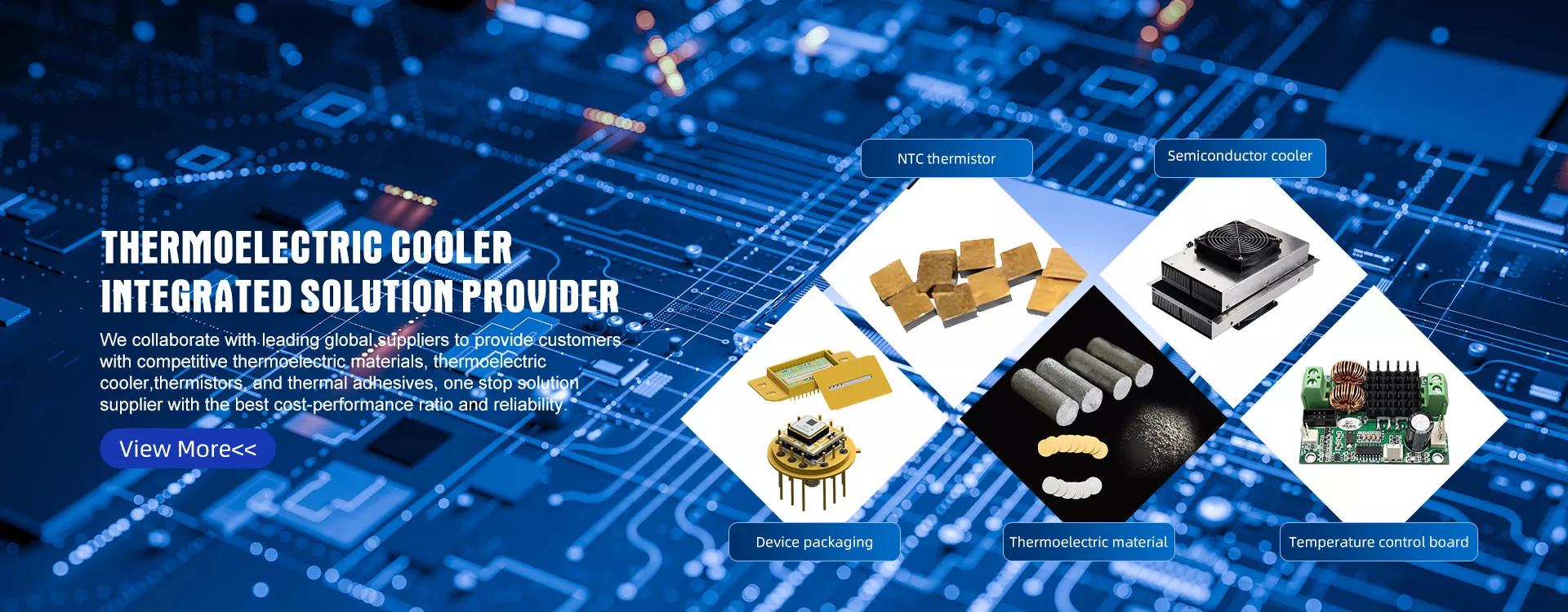 गुणस्तर थर्मोइलेक्ट्रिक कूलर असेंबलीहरू